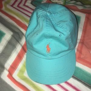 Teal polo ball cap- barely worn